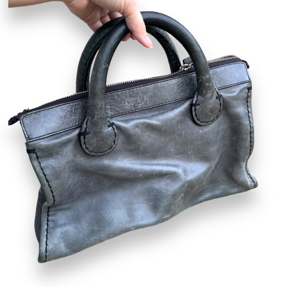 Rare gray Chloe Edith bag authentic - Picture 3 of 17